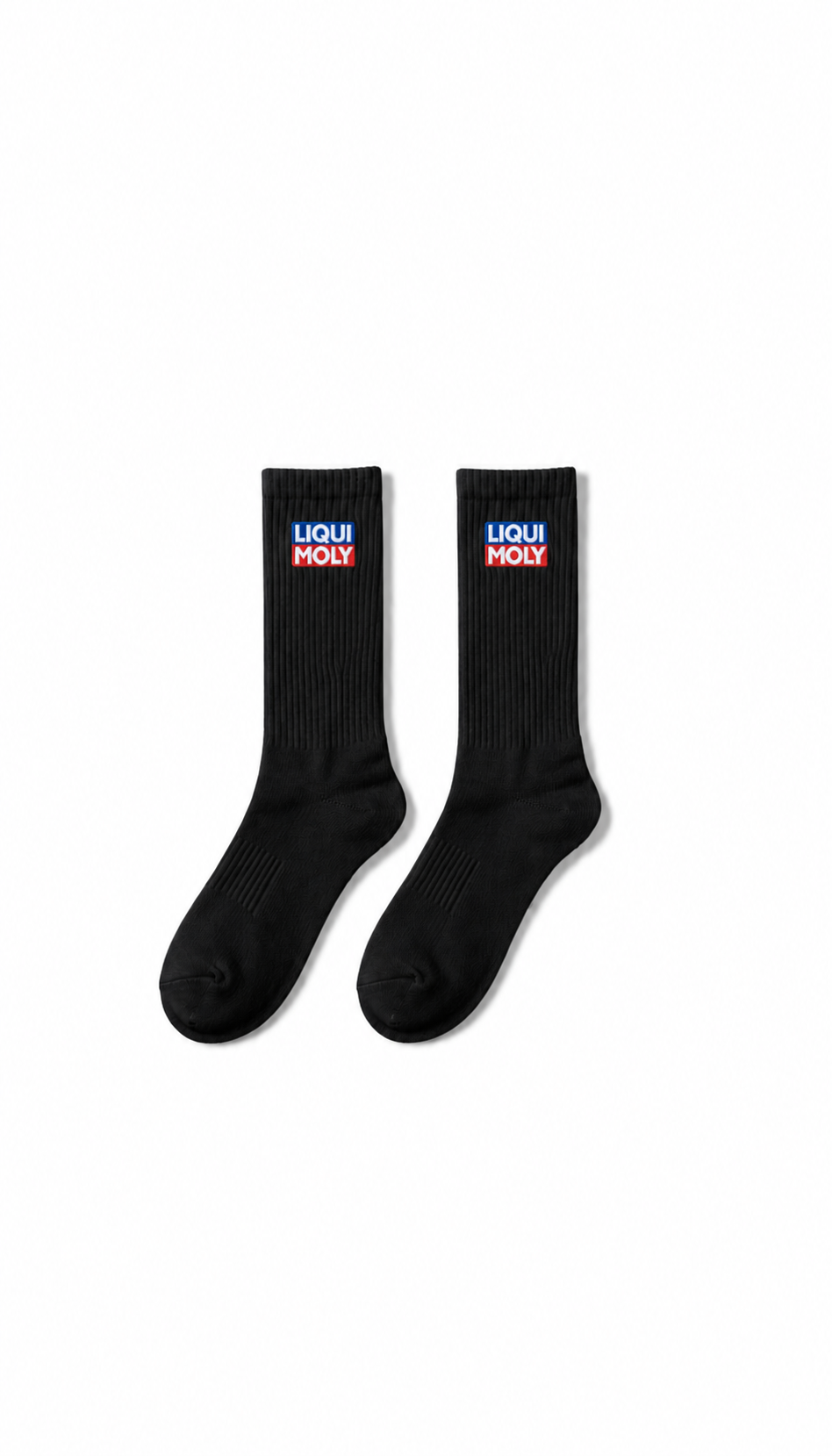 LIQUI MOLY Black Crew Socks
