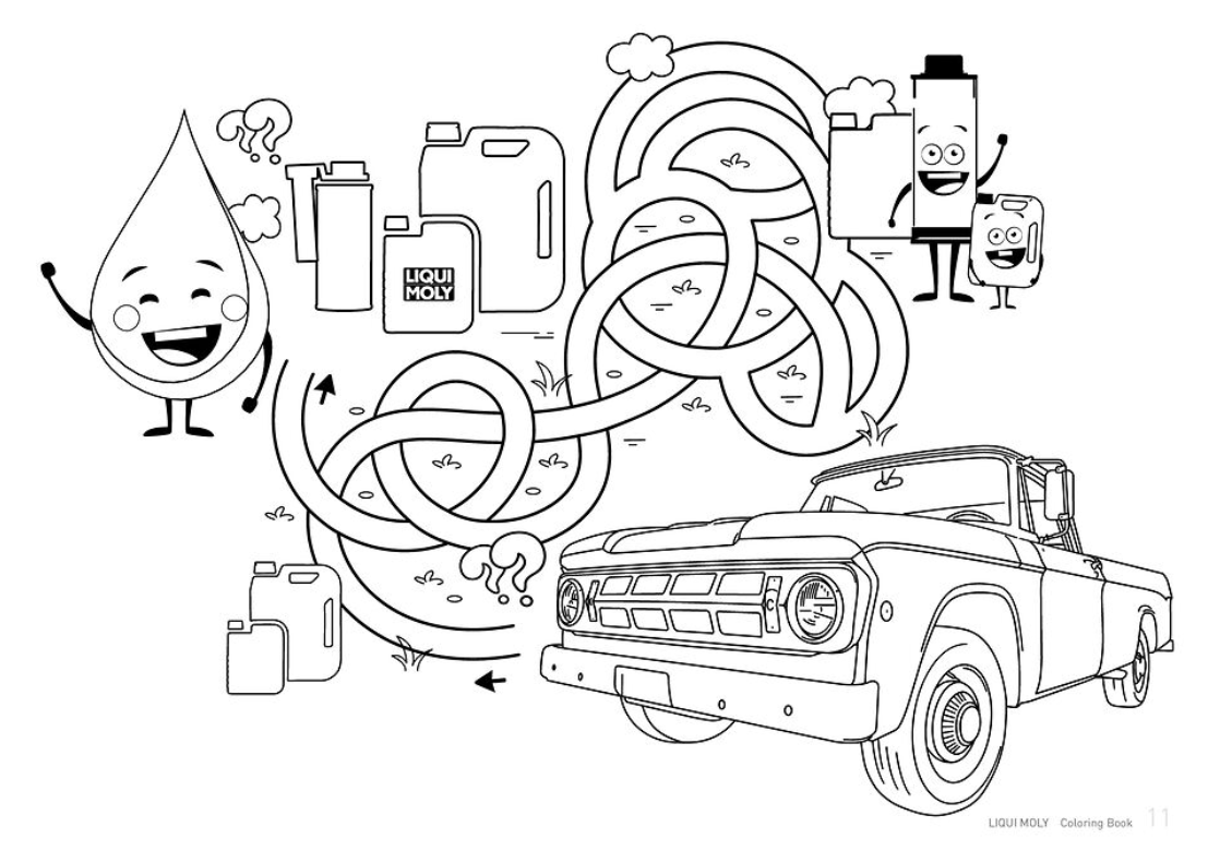 LIQUI MOLY Colouring Book