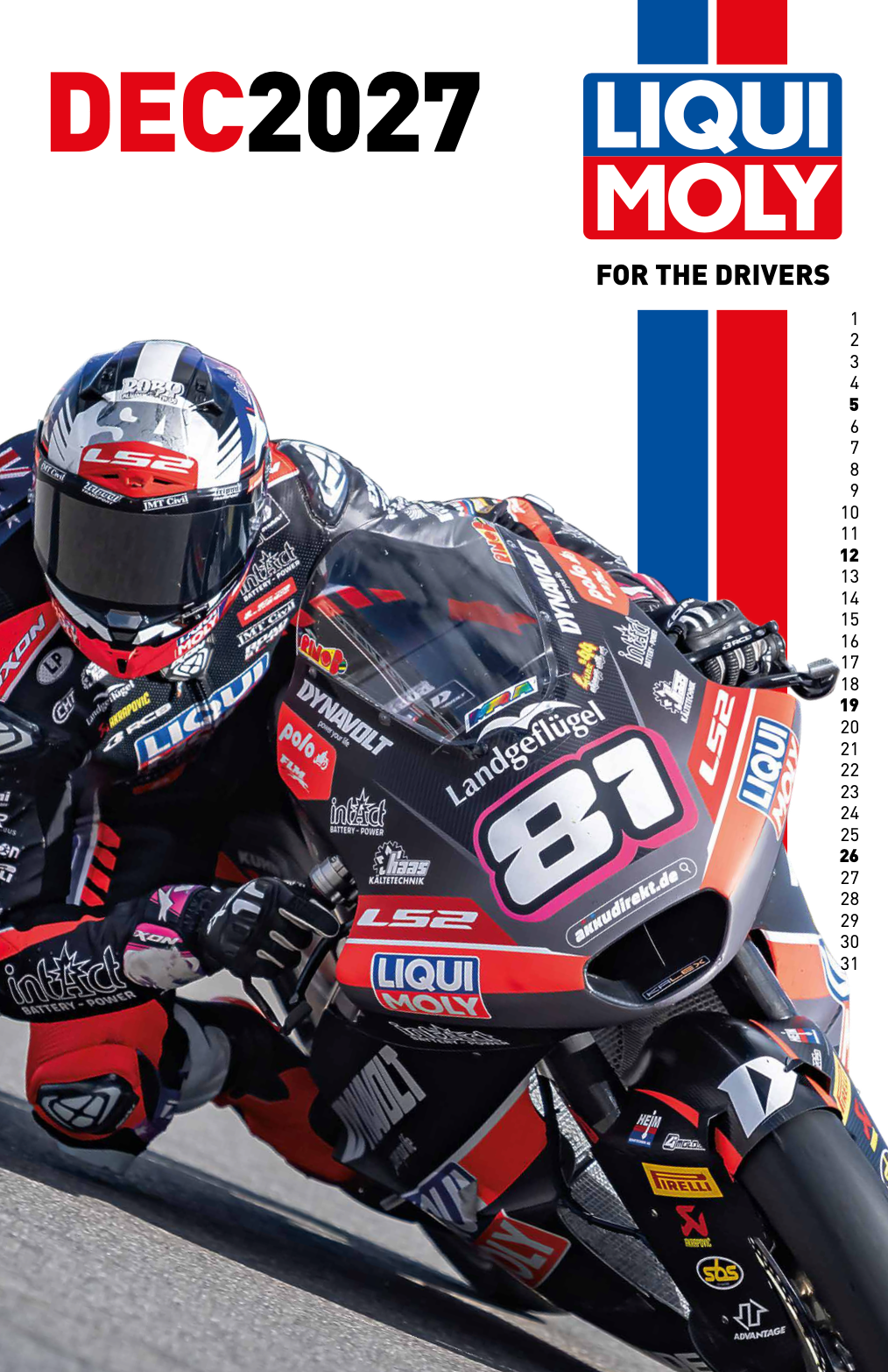 Pre-Order 2027 Motorsport Calendar
